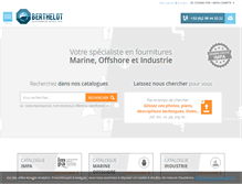 Tablet Screenshot of berthelot.fr